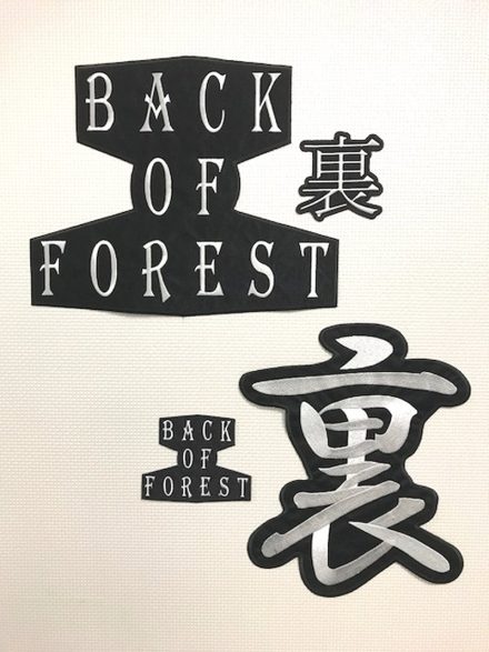 TEAM『BACK OF FOREST』様　刺繍ﾜｯﾍﾟﾝ作成