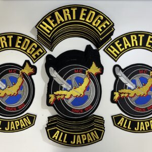 HEART EDGE ALL JAPAN様　ＭＣパッチ刺繍加工