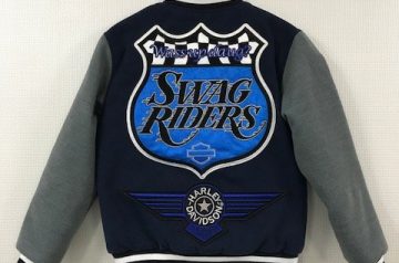 SWAG RIDERS 様　立体刺繍ＭＣパッチ　スタジアムジャンバー