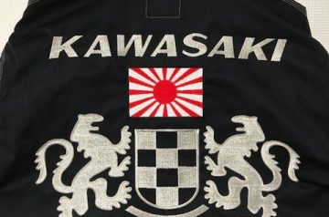 KAWASAKI オーナー様ロゴ＆マーク刺繍