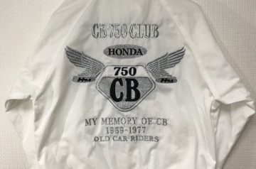 CB 750 CLUB 様　G2オリジナルスイングトップ＆ラメ刺繍