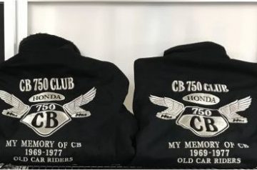 CB 750 CLUB様　冬用ブルゾン刺繍
