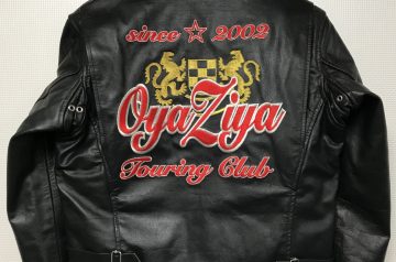 Touring Club OyaZiya様　革ジャン刺繍