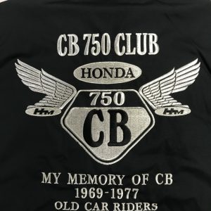 CB 750 CLUB様　スイングトップ刺繍