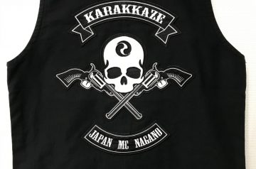 KARAKKAZE JAPAN MC NAGANO様　MCパッチ　ハーレーダビッドソン