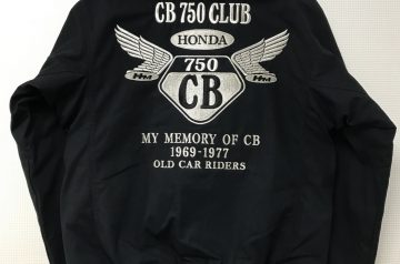 名古屋CB750CLUB様　冬用ブルゾン刺繍