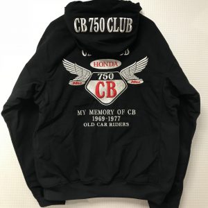CB 750 CLUB NAGOYA様　冬用ブルゾン刺繍
