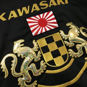 KAWASAKI 向獅子　キラキラ　旭日旗