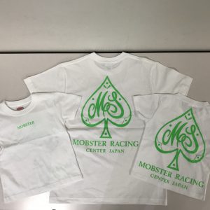 MOBSTER RACING様　Ｔシャツプリント　つなぎプリント