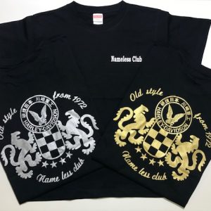 Name less club様　Ｔシャツプリント