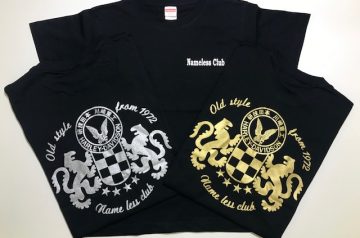 Name less club様　Ｔシャツプリント
