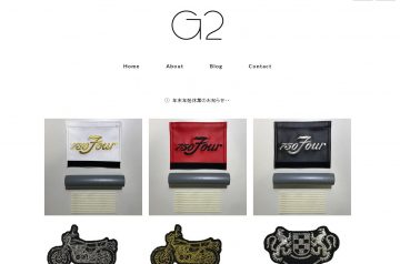 G2 刺繍　グッズ販売はじめました。