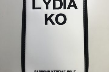 ゴルフ　キャディバッグ　ポケットカバー刺繍　リディア・コ　Lydia Ko　고보경