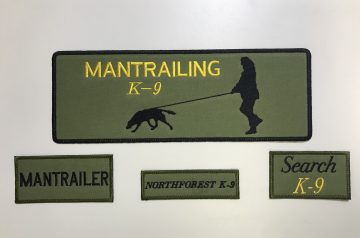 MANTRAILING K-9 ワッペン