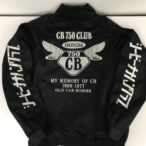 CB750CLUB NAGOYA様　Ｇ２オリジナルスイングトップ刺繍加工