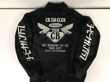 CB750CLUB NAGOYA様　Ｇ２オリジナルスイングトップ刺繍加工