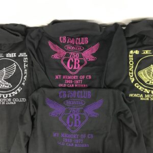 CB750CLUB NAGOYA様　Ｔシャツ　パーカ　刺繍