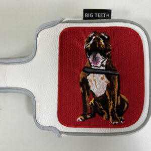 ゴルフ　パターカバー　愛犬刺繍ステッカー