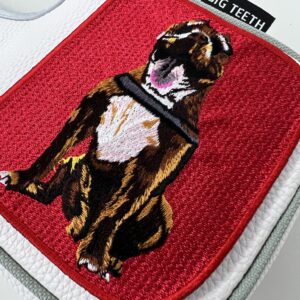 ゴルフ　パターカバー　愛犬刺繍ステッカー