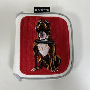 ゴルフ　パターカバー　愛犬刺繍ステッカー