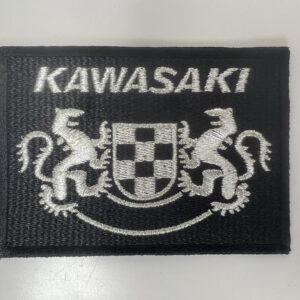 KAWASAKI　向い獅子　ワッペン　アイロン接着