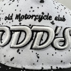 old motorcycle club ODD’S様　キャップ持ち込み３Ｄ刺繍