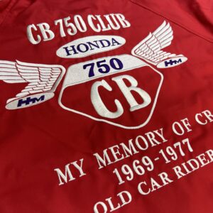 CB750CLUB NAGOYA様　スイングトップ刺繍加工