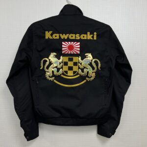 Kawasaki　向かい獅子　日章旗　旭日旗　刺繍加工