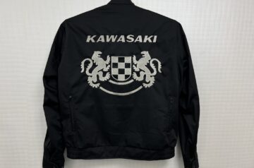 スイングトップ持ち込み　KAWASAKI 向い獅子　刺繍加工