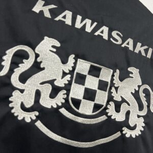 スイングトップ持ち込み　KAWASAKI 向い獅子　刺繍加工