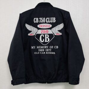 CB 750 CLUB NAGOYA様　スイングトップ　ラメ糸刺繍加工