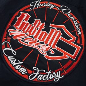 Harley-Davidson Costom Works Costom Factory 刺繍加工