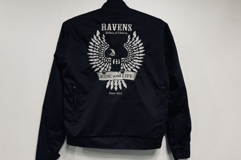 RAVENS様　カドヤジャケット持ち込み刺繍加工