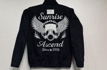 Sunrise Ascend様　Ｇ２スイングトップ　刺繍加工