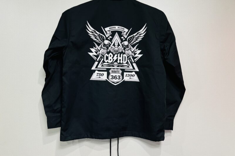 NAGAYA H Ⅱ CLUB CB750 HARLEY-DAVIDSON　シルクプリント加工