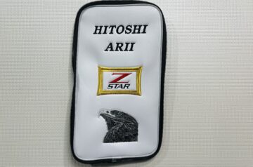 ゴルフ　キャディバッグ　刺繍加工