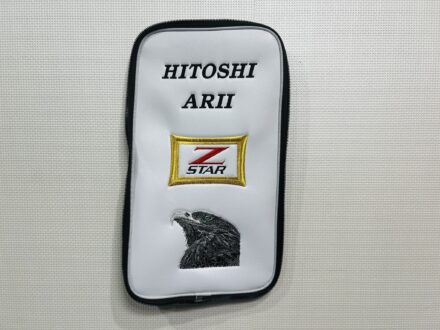ゴルフ　キャディバッグ　刺繍加工