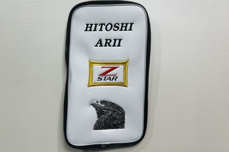 ゴルフ　キャディバッグ　刺繍加工