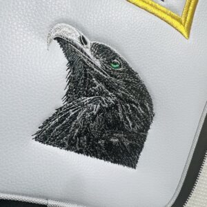 ゴルフ　キャディバッグ　刺繍加工