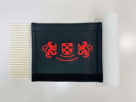KAWASAKI 向い獅子 タンデムバーカバー刺繍加工