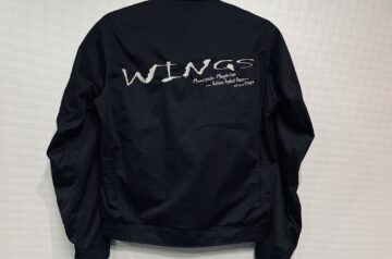 WINGS様　ブルゾン持ち込み刺繍加工