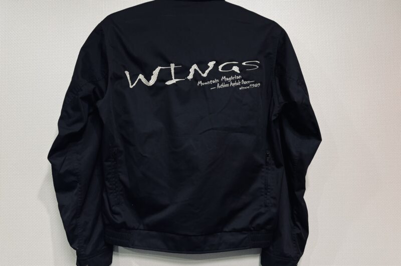 WINGS様　ブルゾン持ち込み刺繍加工