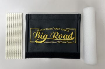 Big Road様　タンデムバーカバー刺繍加工