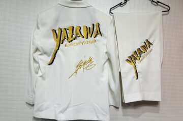 矢沢永吉　EIKICHI YAZAWA　スーツ持ち込み刺繍加工