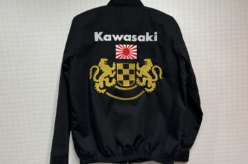 Kawasaki　向い獅子　刺繍加工