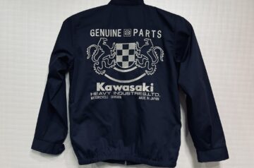 Kawasaki GENUINE PARTS 向い獅子　Ｇ２スイングトップ　刺繍加工