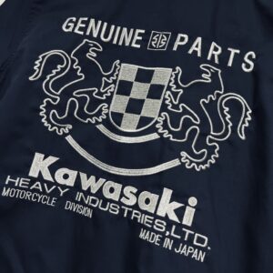 Kawasaki GENUINE PARTS 向い獅子　Ｇ２スイングトップ　刺繍加工